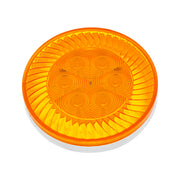 16 LED 4" Round Turbine Light (Turn Signal) - Amber LED/Amber Lens