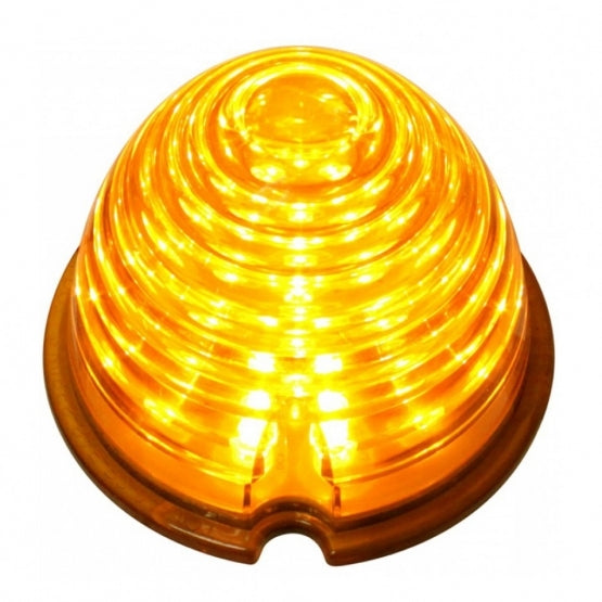 17 LED Beehive Cab Light - Amber LED/Amber Lens