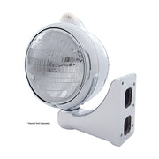 Chrome Guide 682-C Headlight 6014 & Dual Mode LED Signal - Clear Lens