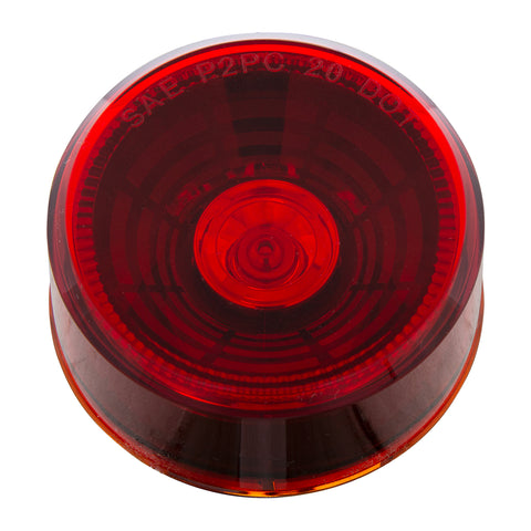 4 LED 2-1/2" Round Abyss Light (Clearance/Marker) - Red LED/Red Lens