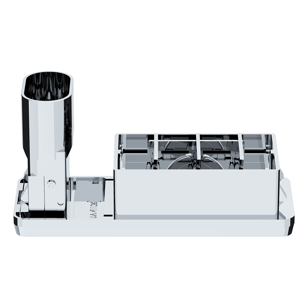 Chrome Plastic A/C Vent For 2001 &amp; Earlier Kenworth - Passenger