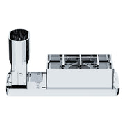 Chrome Plastic A/C Vent For 2001 & Earlier Kenworth - Passenger