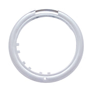 Stainless Steel Bullet Classic Headlight H4 With Amber LED & Signal - Clear Lens