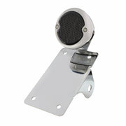 Chrome Vertical Side Mount License Bracket For Motorcycle With 1933-36 Ford Style LED Tail Light
