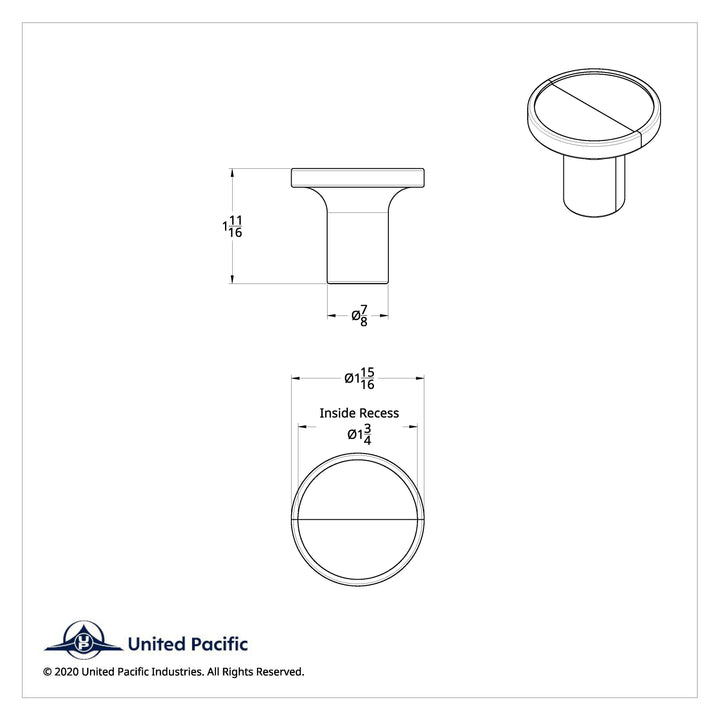 Screw-On Air Valve Knob - Chrome