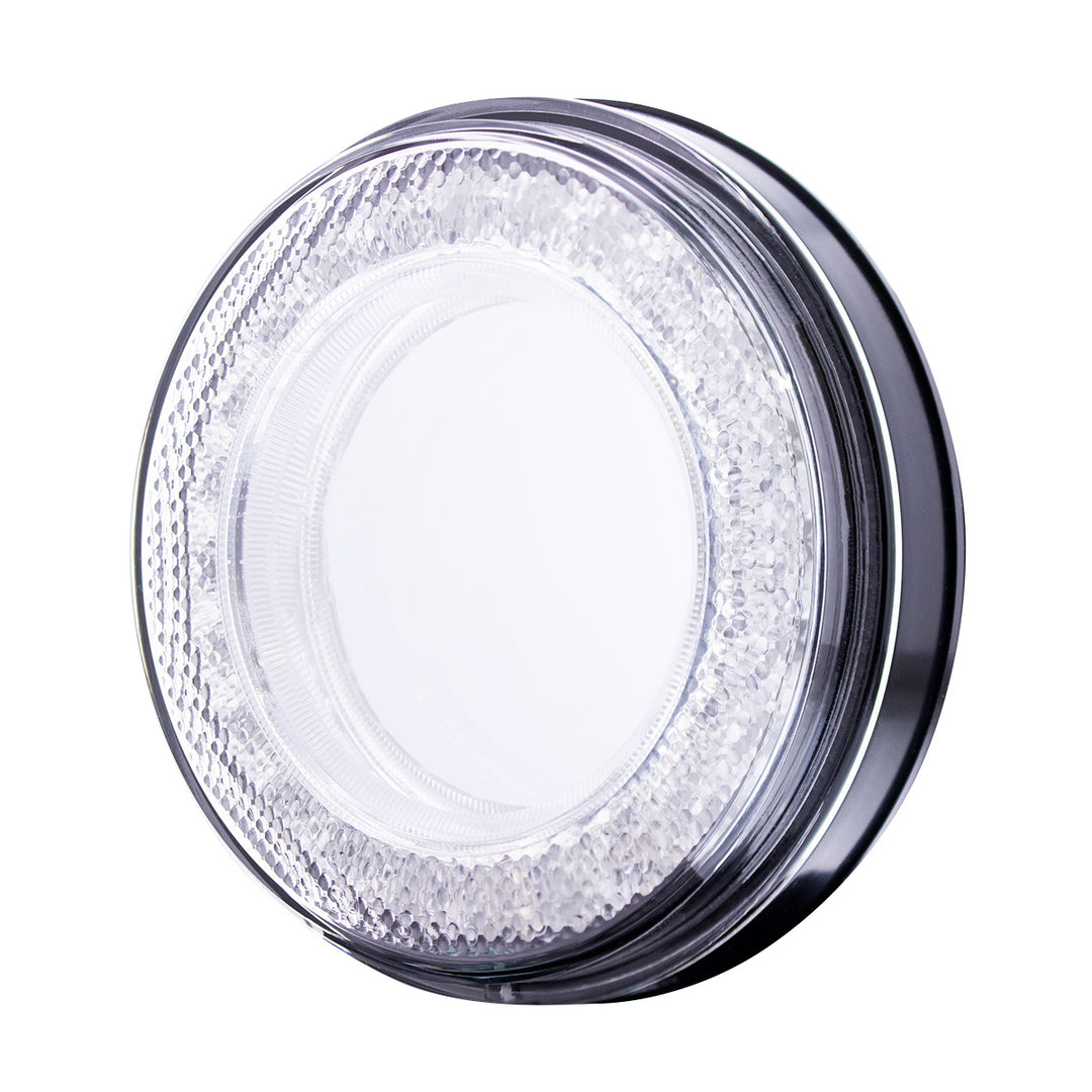 24 LED 4" Mirage Light (Turn Signal) - Amber LED/Clear Lens