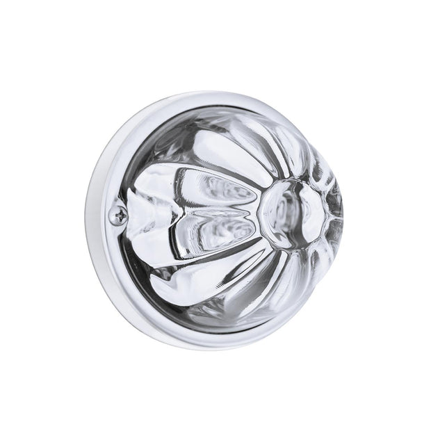 Glass Watermelon Light Kit With 4 LED Light-White LED/Clear Lens