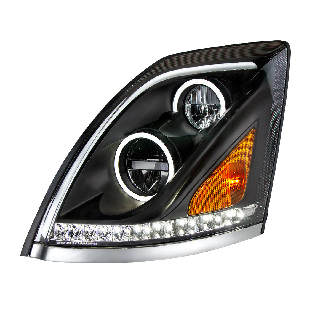 Blackout LED Headlight for 2013-2017 Volvo VN/VNL - Driver
