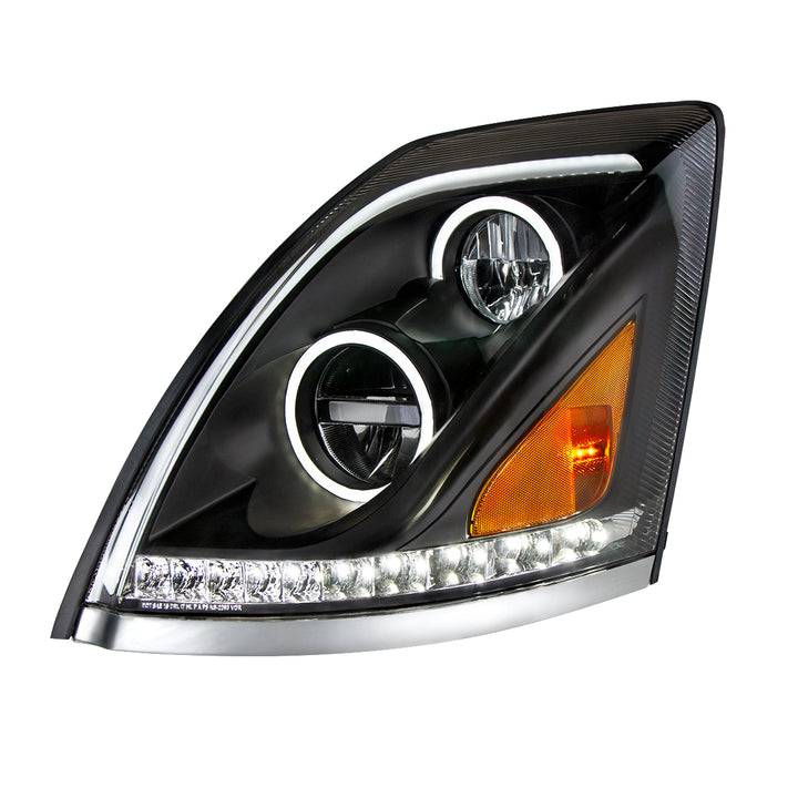 Blackout LED Headlight for 2013-2017 Volvo VN/VNL - Driver