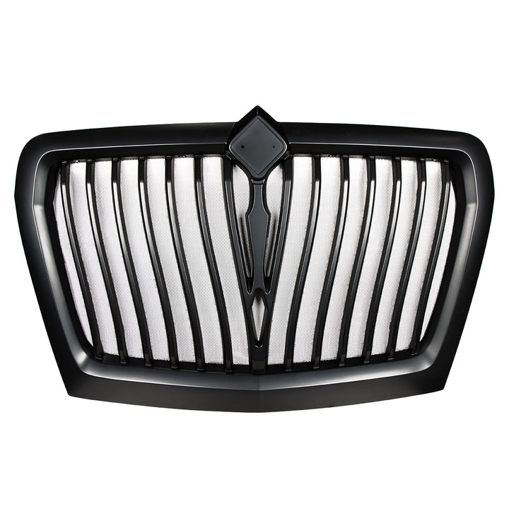 Black Curved Style Grille With Bug Screen For 2018-2024 International LT