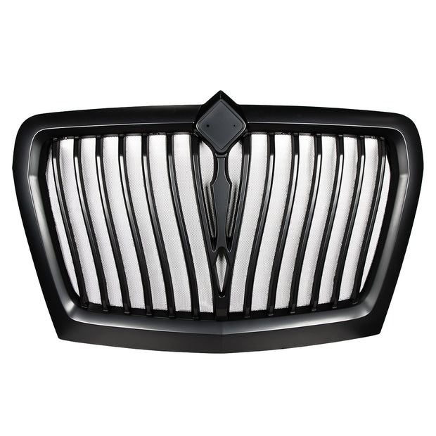 Black Curved Style Grille With Bug Screen For 2018-2024 International LT