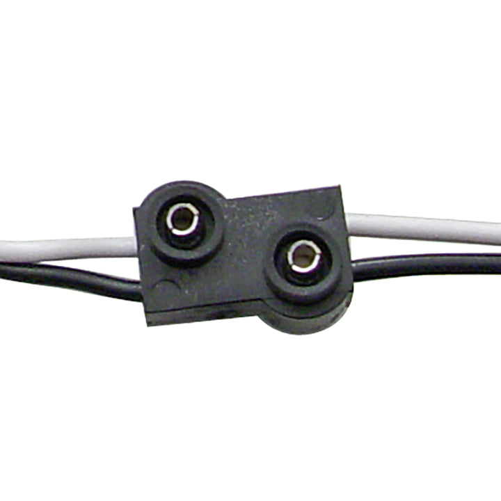 200 Count 2-Prong Male Bullet Plugs 16G Wire Harness Roll - 100&