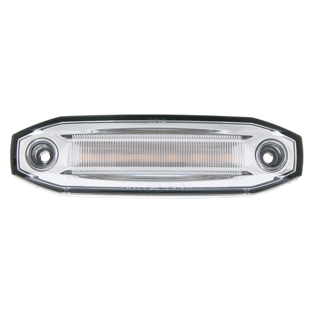6 Amber LED Light (Clearance/Marker) With 6 White LED Side Ditch Light
