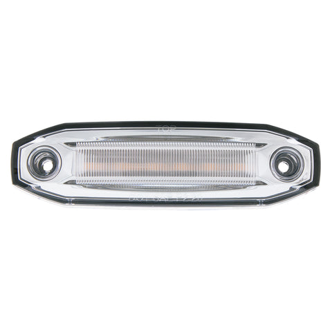 6 Amber LED Light (Clearance/Marker) With 6 White LED Side Ditch Light