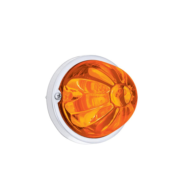 Glass Watermelon Light Kit With LED Light-Amber LED/Amber Lens