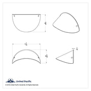 Stainless Steel Drop Style Visor For 7" Headlight