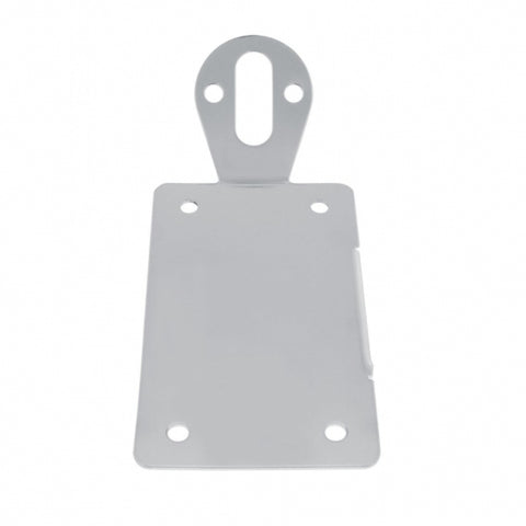 Bobber Motorcycle Style Vertical Side Mount License Plate & Light Bracket