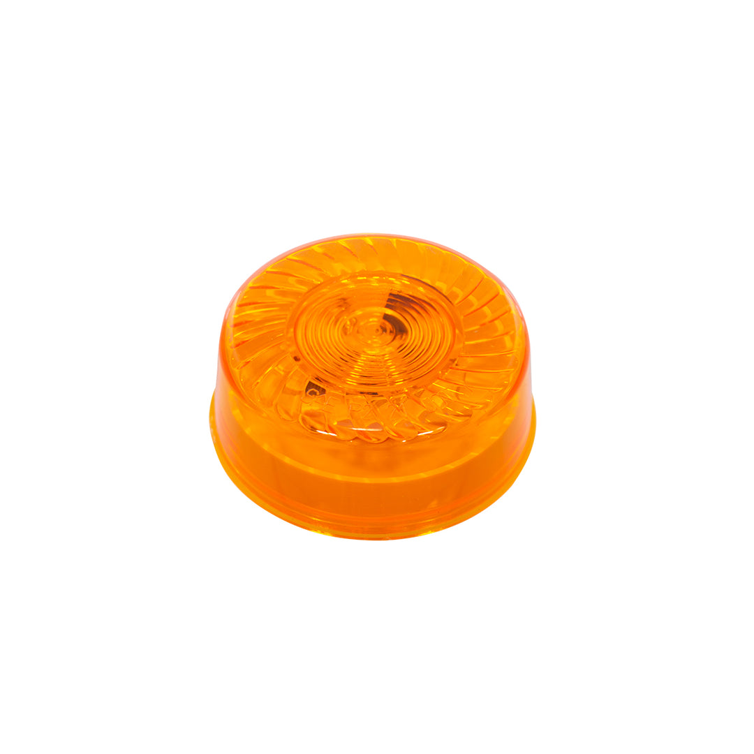 7 LED 2" Round Turbine Light (Clearance/Marker) - Amber LED/Amber Lens