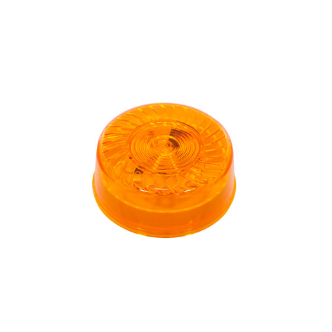 7 LED 2" Round Turbine Light (Clearance/Marker) - Amber LED/Amber Lens