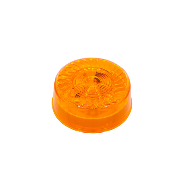 7 LED 2" Round Turbine Light (Clearance/Marker) - Amber LED/Amber Lens