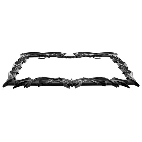 Tribal Flame License Plate Frame - Black