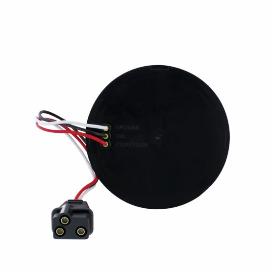 10 LED 4" Turn Signal Light - Amber LED/Clear Lens