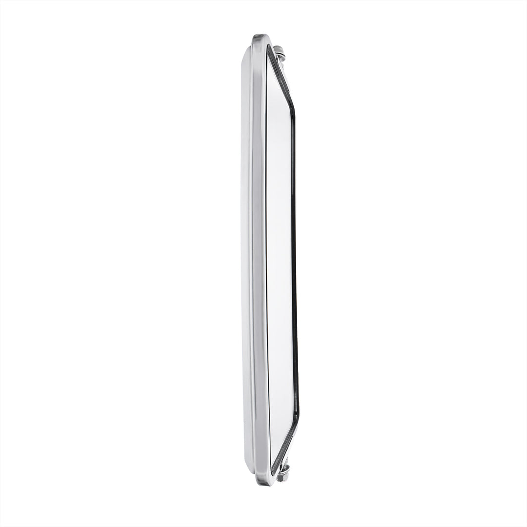 7" X 16" 430 Stainless Steel West Coast Style Mirror - Heated