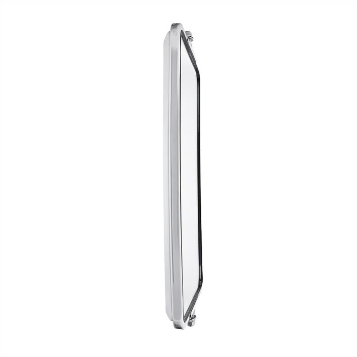 7" X 16" 430 Stainless Steel West Coast Style Mirror - Heated