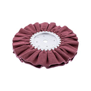 8" Red Treated Airway Buff - 5/8" & 1/2" Arbor