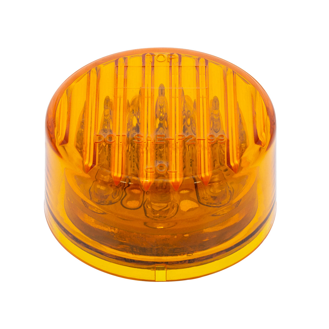 9 LED 2" Round Clearance Marker Amber LED/Amber Lens United Pacific 38170