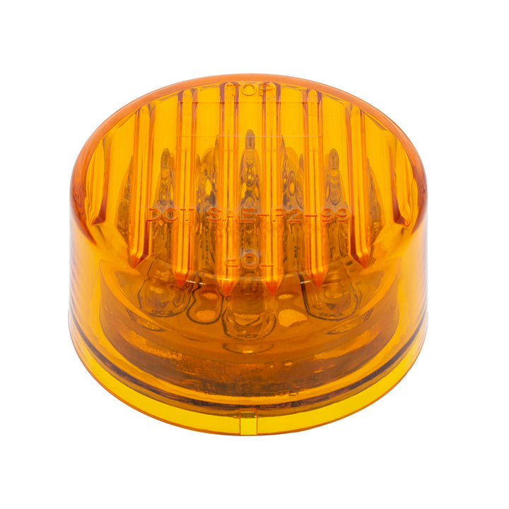 9 LED 2" Round Clearance Marker Amber LED/Amber Lens United Pacific 38170