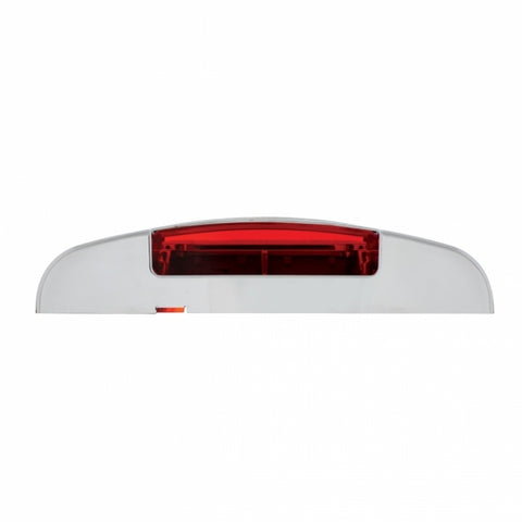 16 LED Reflector Light (Clearance/Marker) With Chrome Bezel - Red LED/Red Lens