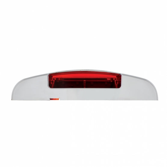 16 LED Reflector Light (Clearance/Marker) With Chrome Bezel - Red LED/Red Lens