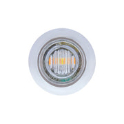 3 LED 3/4" Mini Double Fury Light (Clearance/Marker) - Amber LED/Blue LED
