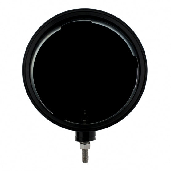 Black "BILLET" Style Groove Headlight Housing
