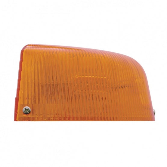 37 LED Turn Signal Light With Clear Base For 1987-2007 Peterbilt 379/378/357 - Amber LED/Amber Lens
