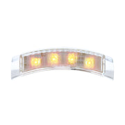 4 LED Headlight Turn Signal Light - Amber LED/Clear Lens