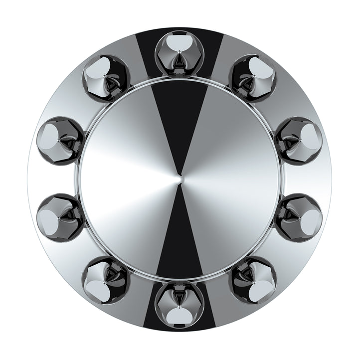 Pointed Rear Axle Cover With 33mm Spike Thread-On Nut Covers - Chrome