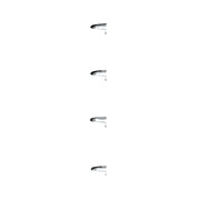 Kenworth Dash Panel Visor (Card of 4)