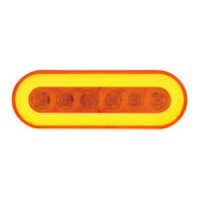 22 LED 6" Oval GloLight (Turn Signal) - Amber LED/Amber Lens