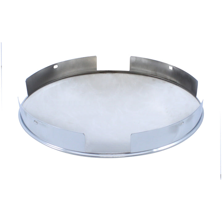 4 Even Notched Chrome Dome Front Hubcap - 1" Lip United Pacific 10118