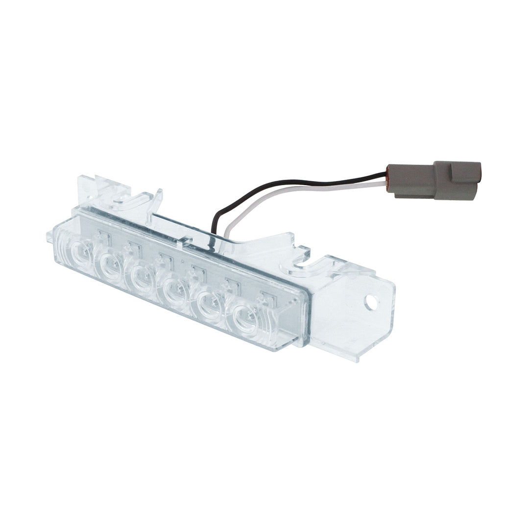6 Amber LED Exterior Visor Light For 1996-2024 Volvo VNL - Clear Lens