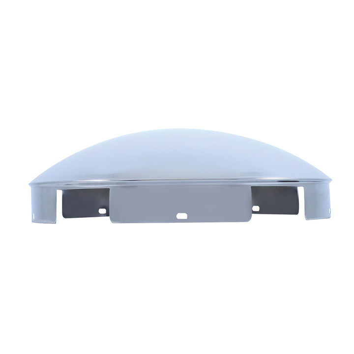 5 Even Notched Chrome Dome Front Hubcap - 1" Lip