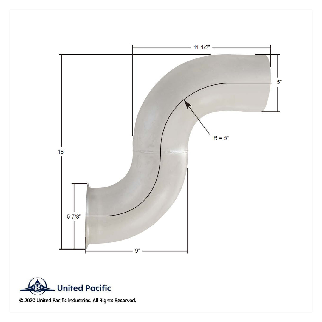 Freightliner Aluminized Exhaust Elbow - OEM No. 04-17094-012