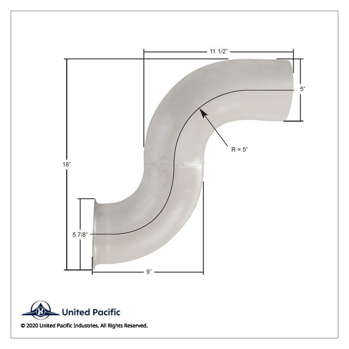 Freightliner Aluminized Exhaust Elbow - OEM No. 04-17094-012