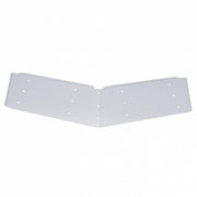 14" Stainless Ultra Cab Drop Sunvisor For 1997-2001 Peterbilt 379