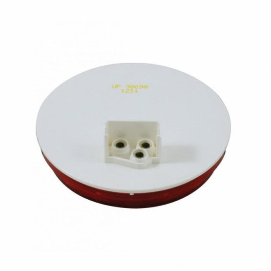 10 LED 4" Round Light (Stop, Turn &amp; Tail) - Red LED/Red Lens