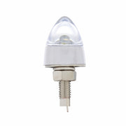 LED Bullet License Plate Fastener - White (2-Pack)