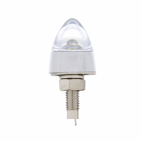 LED Bullet License Plate Fastener - White (2-Pack)