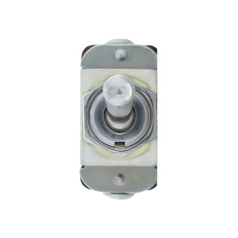 2 Pin, 10 Amp - 12V DC On-Off Metal Toggle Switch With 2 Screw Terminals